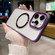 Plating Magsafe TPU + Acrylic Phone Case for iPhone 14 Pro Max - Purple