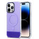 PC + TPU IMD MagSafe Magnetic Phone Case for iPhone 14 Pro Max - Purple