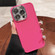 Electroplated Lens Frame Phone Case with Lens Film for iPhone 14 Pro Max - Rose Red