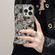 Electroplating Honeycomb Edged TPU Phone Case for iPhone 14 Pro Max - Silver