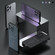 R-JUST RJ52 3-Line Style Metal TPU Shockproof Phone Case for iPhone 14 Pro Max - Silver