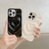 3D Love Pattern Phone Case for iPhone 14 Pro Max - Silver