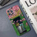 Precise Hole Oil Painting Pattern PC Phone Case for iPhone 14 Pro Max - Peach Blossom