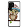 Colorful Painted Glass Phone Case for Samsung Galaxy S23 Ultra 5G - Owl