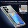 Crystal Clear Flip Card Slot Phone Case for Samsung Galaxy S23 Ultra 5G - Transparent