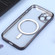 MagSafe Electroplating Straight TPU Phone Case  for iPhone 14 Plus - Black