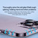 SULADA Crystal Steel Series TPU Transparent Phone Case for iPhone 14 Plus - Black