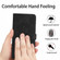Flower Embossing Pattern Leather Phone Case for iPhone 14 Plus - Black