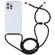 Transparent Acrylic Airbag Shockproof Phone Protective Case with Lanyard  for iPhone 14 Plus - Black Gold