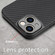 Carbon Fiber Texture Leather Back Cover Phone Case for iPhone 14 Plus - Black