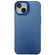 Semi Transparent Frosted PC Phone Case for iPhone 14 Plus - Blue