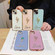 Electroplated Rhinestone Flamingo Phone Case for iPhone 14 Plus - Blue