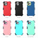 3 in 1 PC + TPU Sliding Sleeve Phone Case for iPhone 14 Plus - Grass Green+Sky Blue
