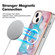 Marble Pattern Dual-side IMD Magsafe TPU Phone Case for iPhone 14 Plus - Blue Marble