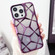 Gradient Glitter Water Cube Electroplating TPU Phone Case for iPhone 14 Plus - Purple