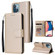 Multifunctional Horizontal Flip Leather Case with Three Card Slot  for iPhone 14 Plus - Tyrant Gold