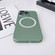 Magsafe Magnetic PC Shockproof Phone Case With Camera Lens for iPhone 14 Plus - Green