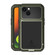 LOVE MEI Metal Shockproof Life Waterproof Dustproof Phone Case for iPhone 14 Plus - Army Green