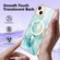 Marble Pattern Dual-side IMD Magsafe TPU Phone Case for iPhone 14 Plus - Green 003