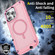 Skin Feel TPU + PC MagSafe Magnetic Phone Case for iPhone 14 Plus - Transparent Pink