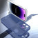 Eagle Eye CD Texture Lens Skin Feel Matte Phone Case for iPhone 14 Plus - Dark Purple