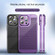 Ice Sense Heat Dissipation Electroplating PC Phone Case for iPhone 14 Plus - Purple