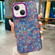 IMD Shell Texture TPU + Acrylic Phone Case for iPhone 14 Plus - Purple