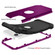 3 in 1 Shockproof Phone Case  for iPhone 14 Plus - Dark Purple