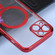 MagSafe Electroplating Straight TPU Phone Case  for iPhone 14 Plus - Red