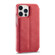 LC.IMEEKE Hon Ancient Series Flip Leather Phone Case  for iPhone 14 Plus - Red