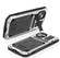 R-JUST Shockproof Waterproof Dust-proof Case with Holder  for iPhone 14 Plus - Silver