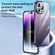 SULADA The Glad Eye Series Plating TPU Shockproof Protective Case for iPhone 14 Plus - Silver