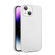 Eagle Eye CD Texture Lens Skin Feel Matte Phone Case for iPhone 14 Plus - Matte White