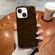 Solid Color Wave Texture TPU Phone Case for iPhone 14 Plus - Chocolate