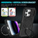 Sliding Camshield Magsafe Holder TPU Hybrid PC Phone Case for iPhone 14 Pro - Black