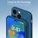 PINWUYO Sense Series Liquid Silicone TPU Phone Case for iPhone 14 Pro - Blue