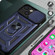 Sliding Camera Cover Design TPU+PC Phone Case  for iPhone 14 Pro - Blue