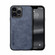 Skin Feel Magnetic Leather Back Phone Case for iPhone 14 Pro - Blue