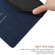 Stitching Embossed Leather Phone Case for iPhone 14 Pro - Blue