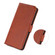Cow Texture Leather Phone Case  for iPhone 14 Pro - Brown