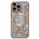 Electroplated Circuit Board Pattern MagSafe Phone Case for iPhone 14 Pro - Gold