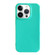 Shockproof Solid Color TPU Phone Case for iPhone 14 Pro - Glacier Green