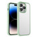 Shadow Series Frosted Airbag Shockproof Phone Case for iPhone 14 Pro - Green