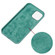 Solid Color Silicone Phone Case for iPhone 14 Pro - Pine Needle Green