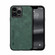 Skin Feel Magnetic Leather Back Phone Case for iPhone 14 Pro - Green