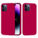 Solid Color Silicone Phone Case for iPhone 14 Pro - Rose Red