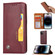 Knead Skin Texture Leather Case for iPhone 14 Pro - Wine Red