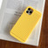 Stripe Pattern Cooling TPU Phone Case for iPhone 14 Pro - Yellow