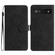 Flower Embossing Pattern Leather Phone Case for Google Pixel 7a - Black