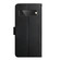 HT02 Genuine Leather Fingerprint-proof Flip Phone Case for Google Pixel 7a - Black